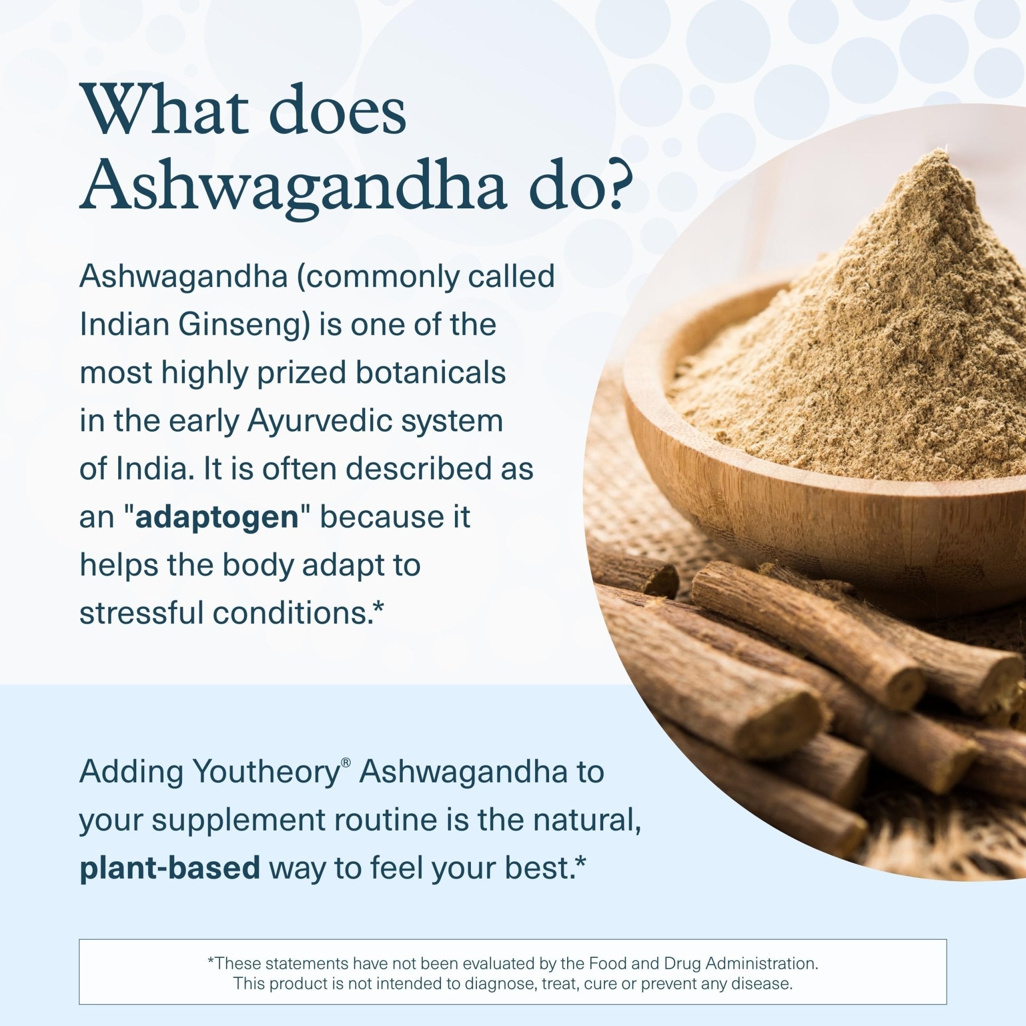 Youtheory Ashwagandha - with Organic KSM-66 Ashwagandha - Herbal Blend to Support Stress Relief & Energy Levels* - Helps Support Mood* - 60 Vegetarian Capsules (30-Day Supply) - OzHealthStandard
