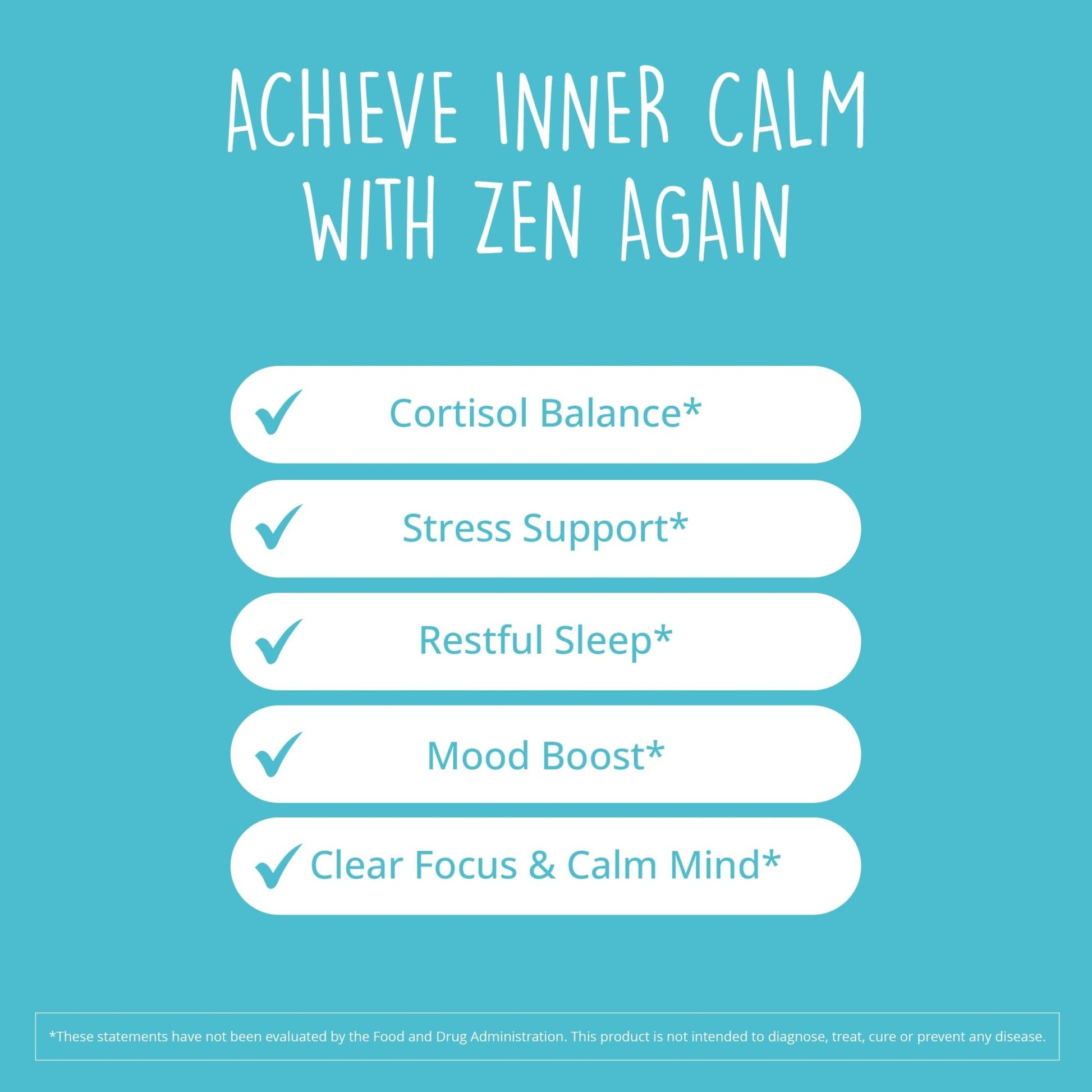 Zen Again Cortisol Manager with Ashwagandha KSM-66® | Cortisol Supplements for Women | 11-in-1 Complex | Natural Stress Support Supplement with L-Theanine, Rhodiola & Magnesium | Vegan, 60 Ct - OzHealthStandard