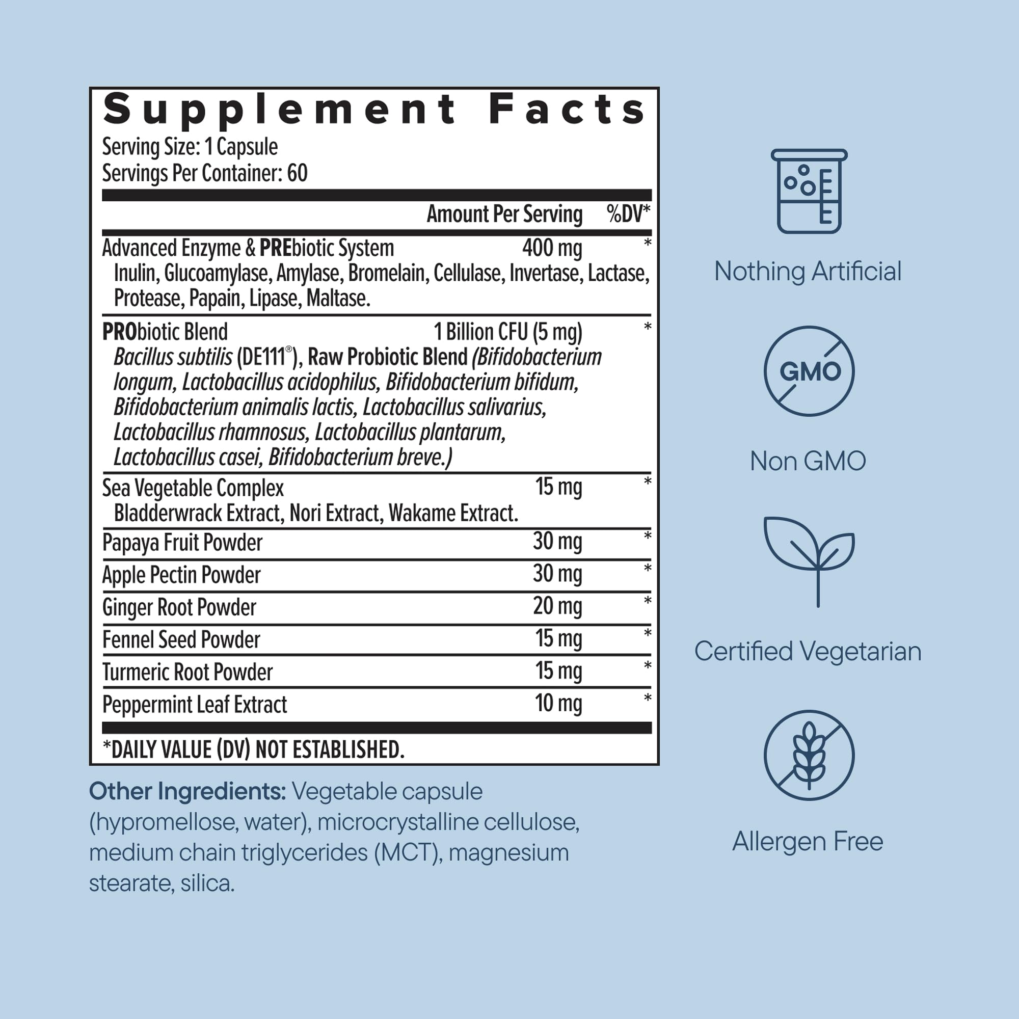 Zenwise Health 3-in-1 Womens Probiotic Supplement for Digestive, Gut Flora & Vaginal Health - Daily Probiotics & Prebiotics for Women with Digestive Enzymes Supports Bloating & Gas Relief - 60 Count - OzHealthStandard
