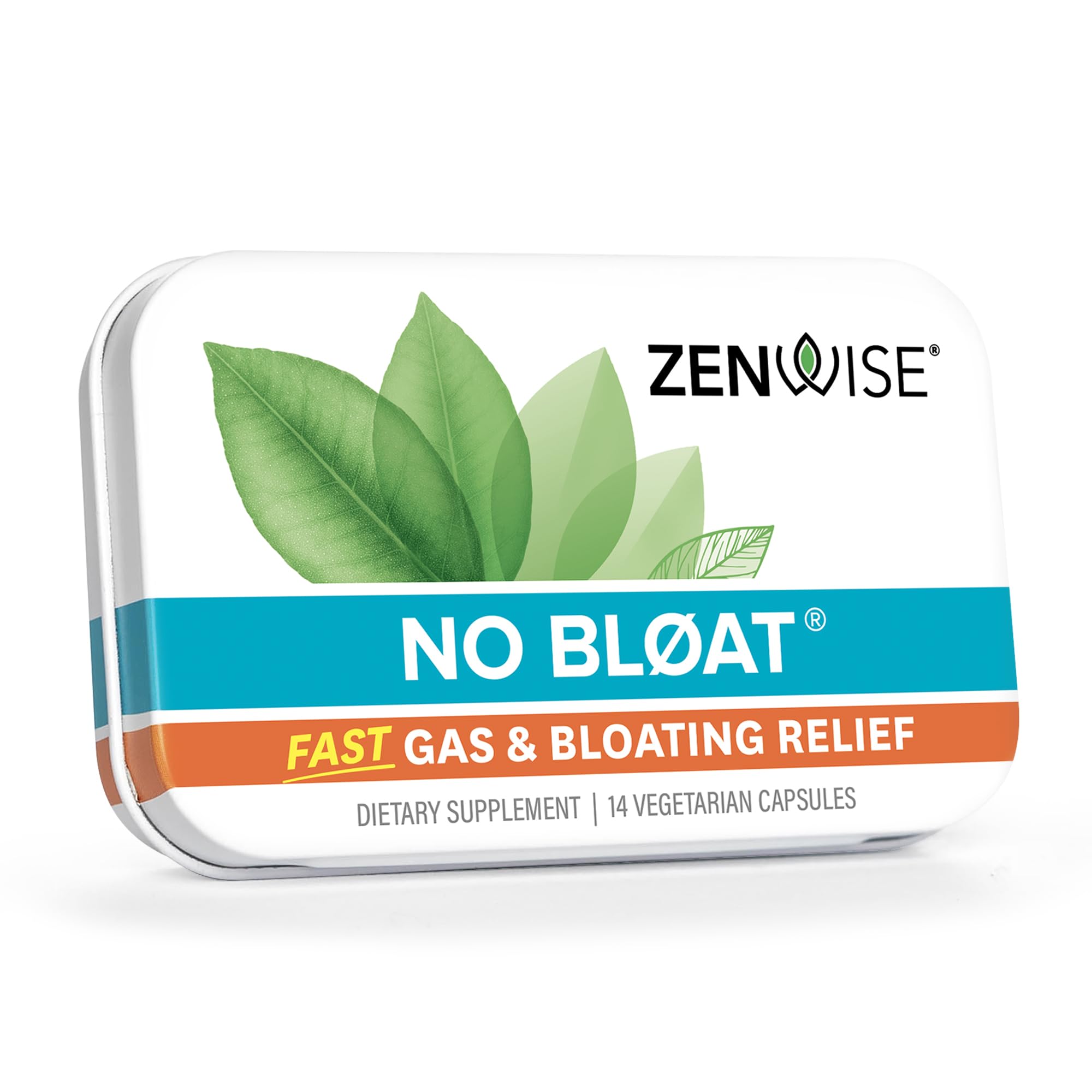 Zenwise Health No Bloat Probiotics for Women and Men Digestive Health with Ginger, Dandelion, and Lactase, Digestive Enzymes for Gas and Bloating Relief - Vegan Water Retention Pills - 14 CT - OzHealthStandard